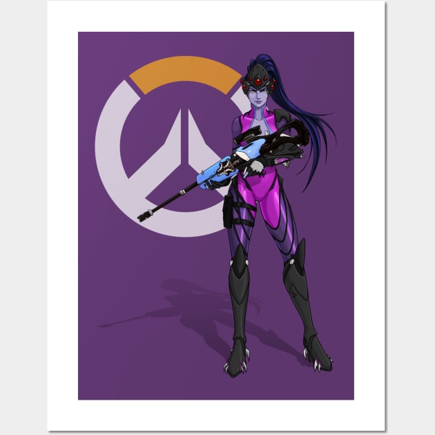 Widowmaker Wall Art by trixdraws